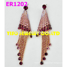 Boucles d&#39;oreille en diamant bijoux colorées